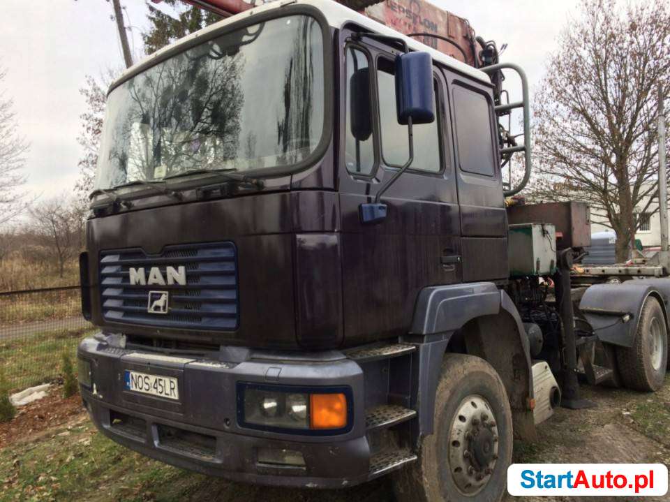 MAN 27463 6×6 ciężarówka do drewna