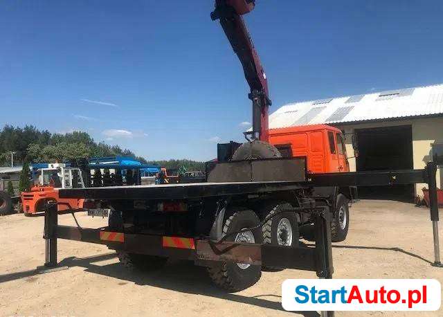 MAN 6×6 HDS PALFINGER PK 23002 ciężarówka burtowa-