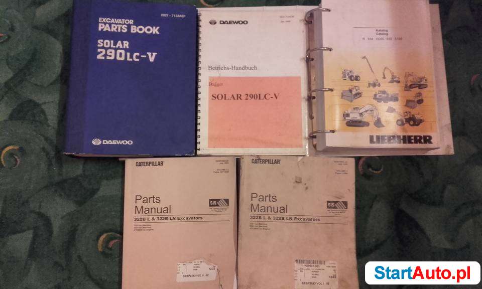Manual Parts Book DTR Katalog części