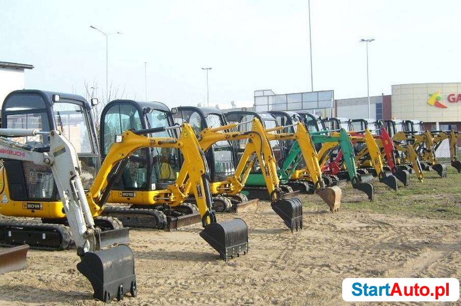 MASZYNY BUDOWLANE Minikoparka mini koparka JCB CAT GNIEZNO