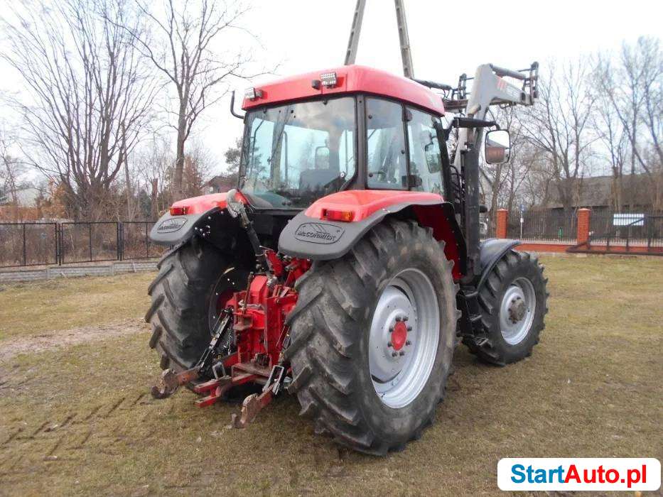 McCormick Mc 115 ciągnik z turem i tuzem Mailleux mx 120