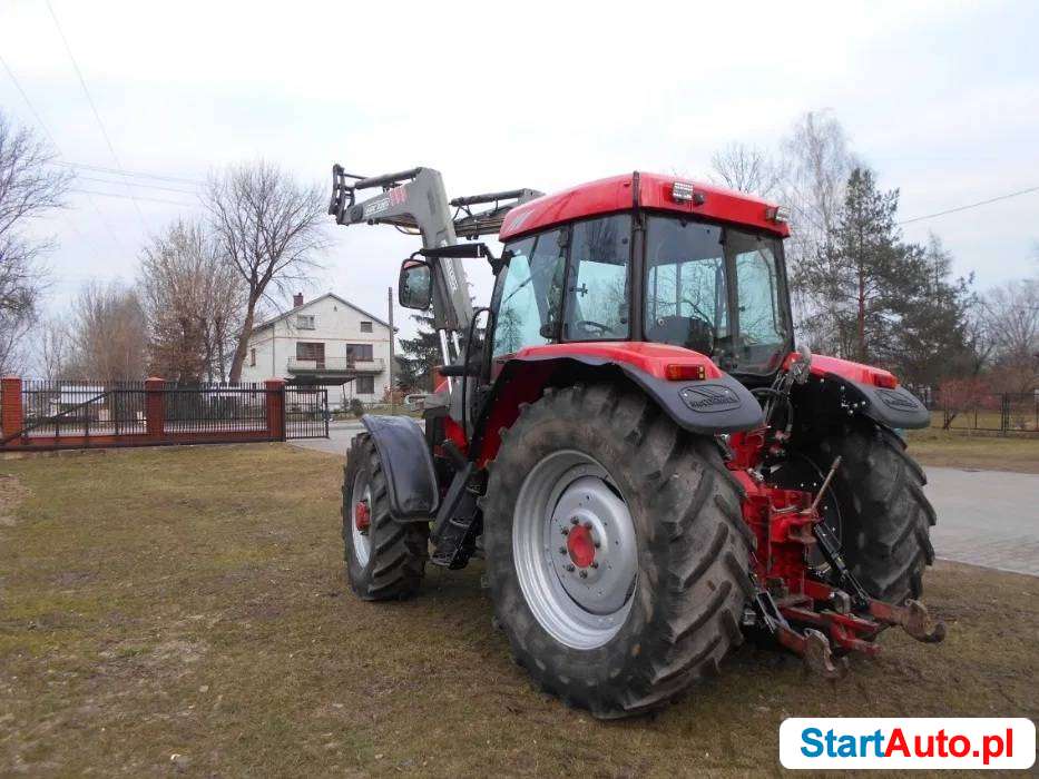 McCormick Mc 115 ciągnik z turem i tuzem Mailleux mx 120