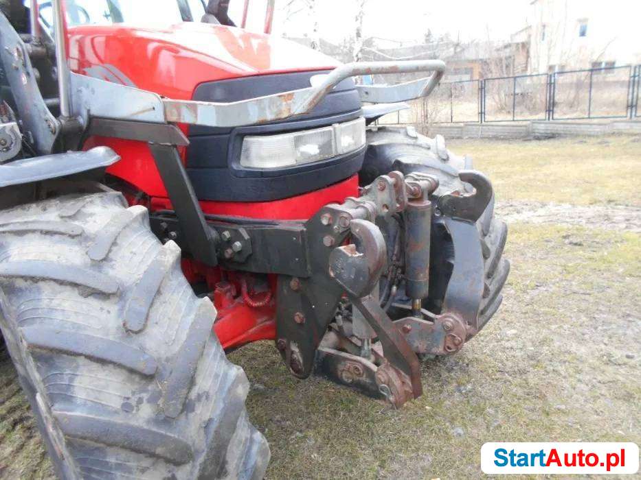McCormick Mc 115 ciągnik z turem i tuzem Mailleux mx 120