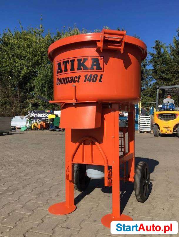 Mieszalnik ATIKA Compact 140 l. zaprawa tynki farby kleje