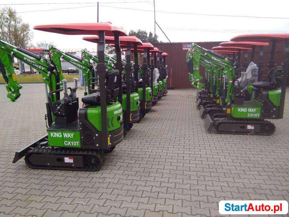 Mini Koparka 1 Tona fabrycznie nowa z gwarancją importer