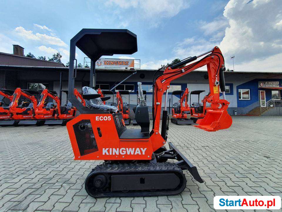 Mini Koparka ECO5 Neon na gąsienicach