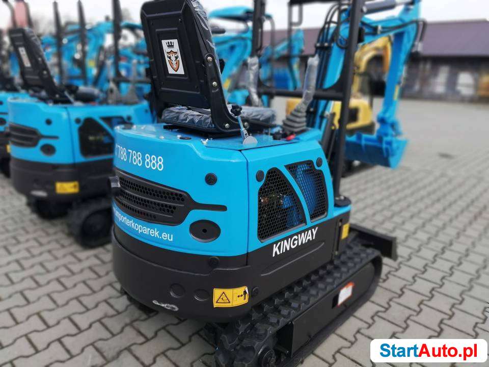 MINI KOPARKA KINGWAY SMART SV1000 + 4 ŁYŻKI GRATIS