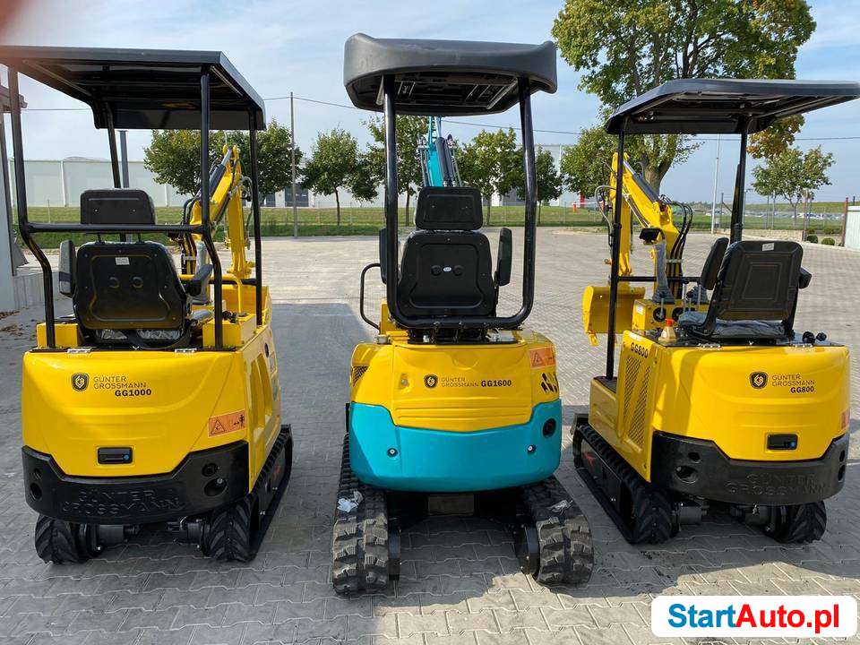 Mini koparka Nowa 1000kg. Gunter Grossmann