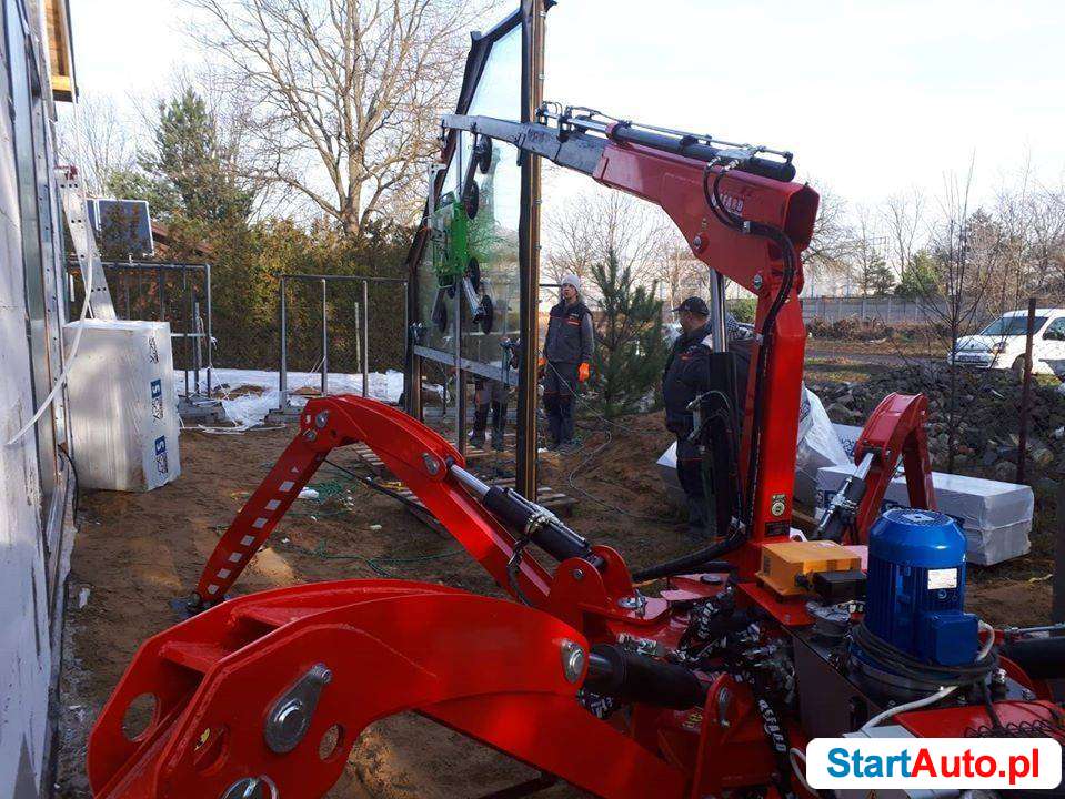 Mini żuraw na podwoziu gąsienicowym jak maeda zasięg 8 m.!