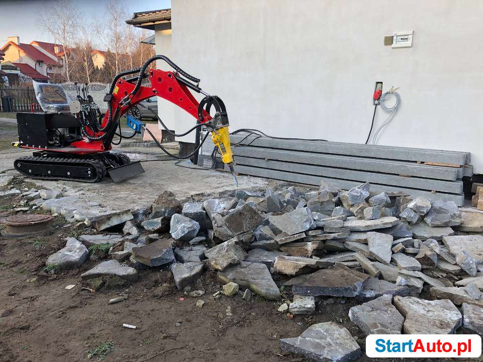 Minikoparka Elektryczna SpringerMAX-PRO-E Koparka pod Młot