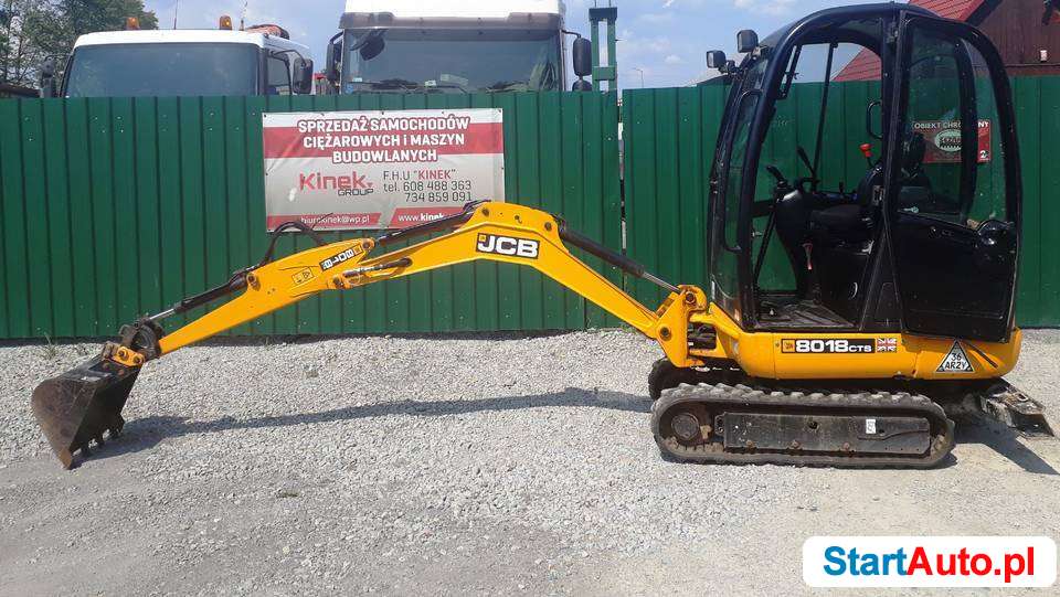Minikoparka JCB 8018 CTS 520 mth!