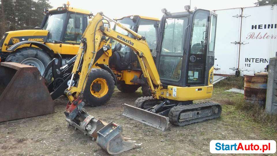 Minikoparka KOMATSU PC 16 R-3 HS SPROWADZONA Z NIEMIEC