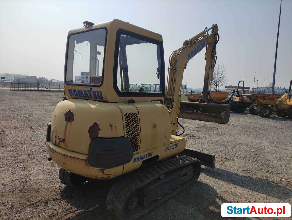 Minikoparka Komatsu PC 20 waga 3 tony