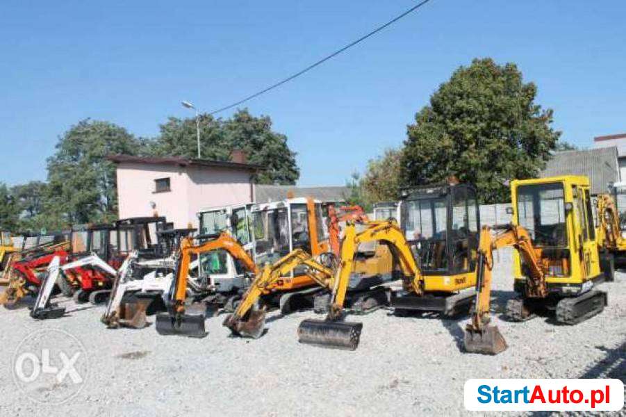 Minikoparka mini koparka RÓŻNE MARKI JCB adres: BUJNÓW 42