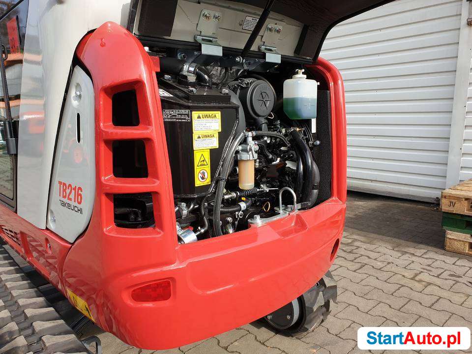 Minikoparka Takeuchi TB216 – 1.8 tony – NOWA – wersja V2