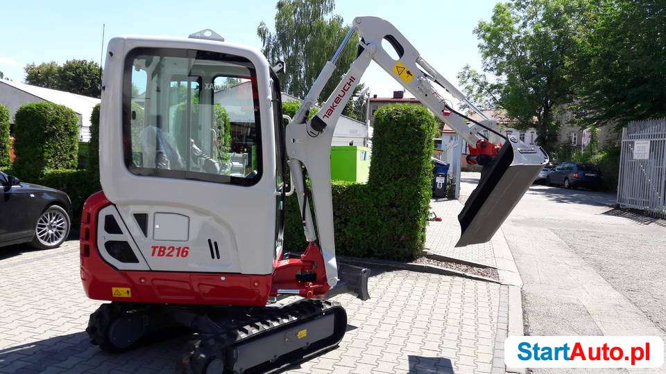 Minikoparka TAKEUCHI TB216 z łyżką hydrauliczną! Promocja!