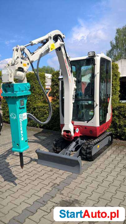 Minikoparka TAKEUCHI TB216 z młotem hydraulicznym! Promocja!