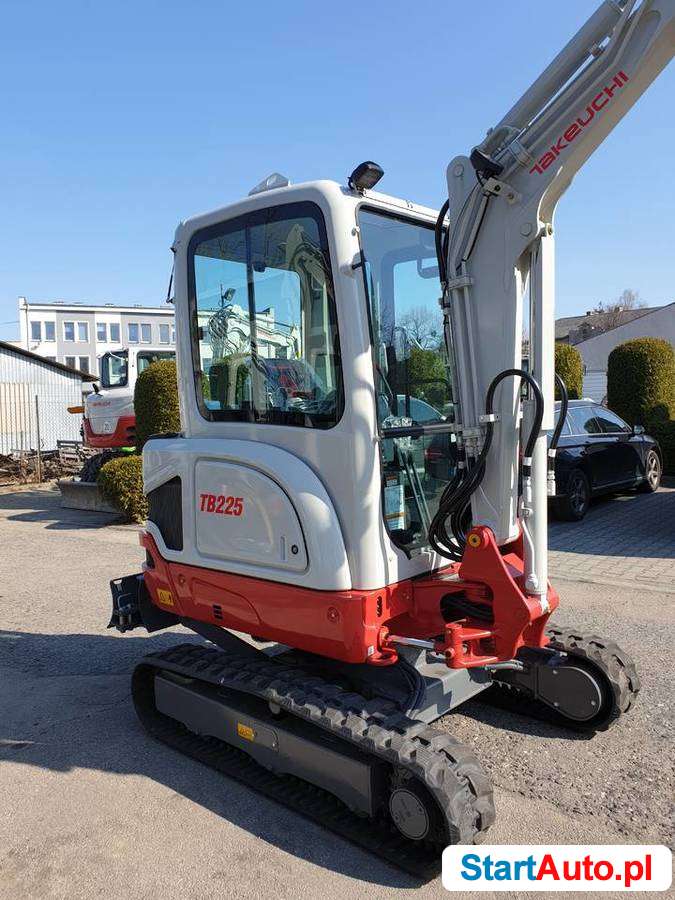 Minikoparka Takeuchi TB225 – NOWA – z łyżkami. Kubota,Yanmar