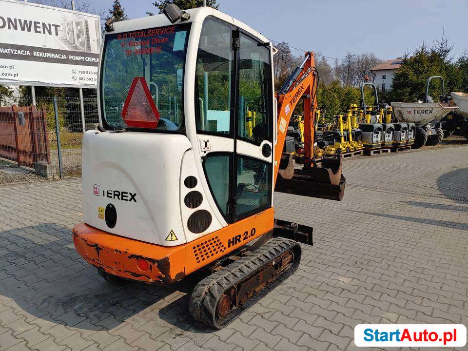 Minikoparka TEREX Hr 2.0 , JCB Caterpillar Takeuchi Kubota