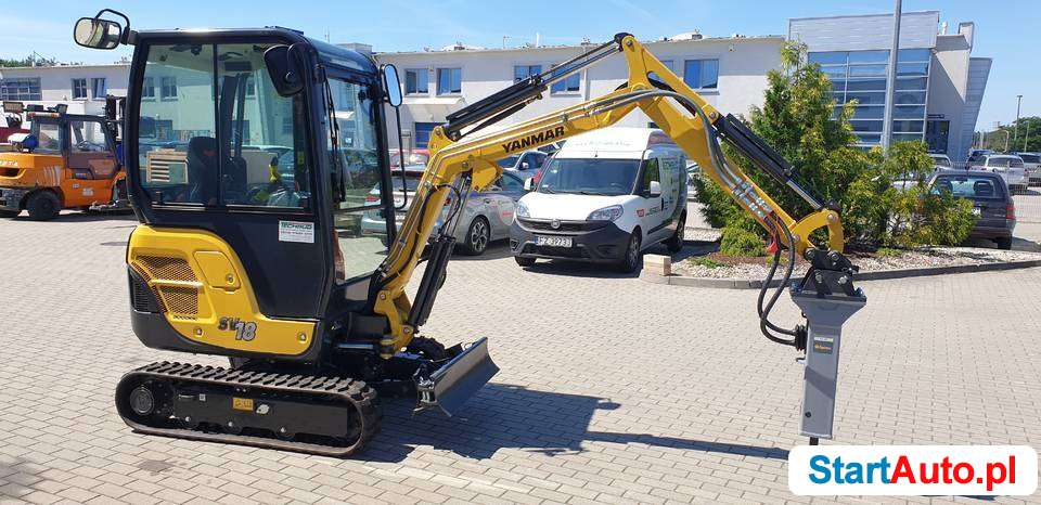 mini-koparka Yanmar SV 18 od ręki