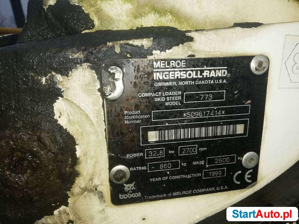 miniładowarka bobcat 773