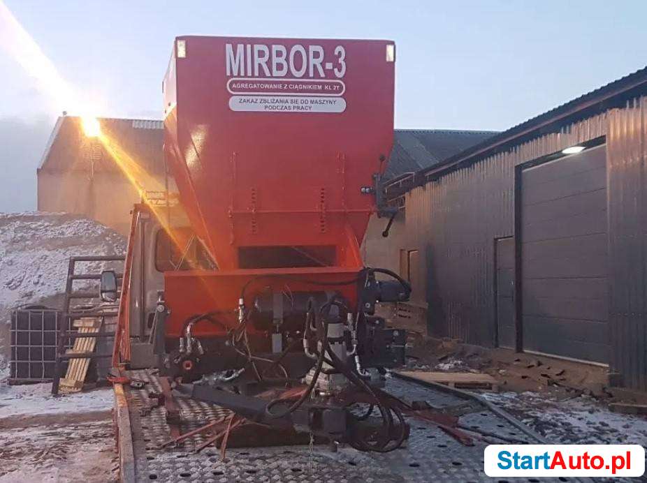 MIRBOR-3 rozsiewacz,posypywarka torfu,wapna,kompostu