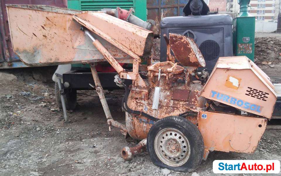 Mixokret Pompa do betonu TURBOSOL TM 250 Agregat do wylewek