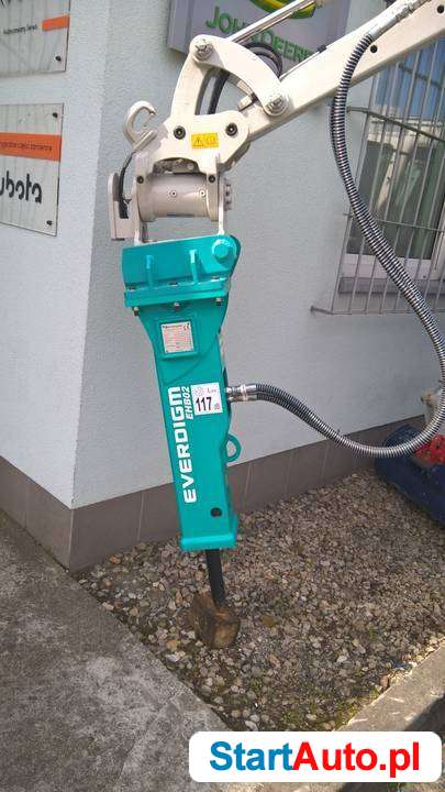 Młot hydrauliczny do koparek EVERDIGM EHB02 – 121 Kg