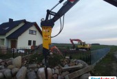 Młot hydrauliczny wyburzeniowy TUR DB G40S 600kg NOWY GWARAN