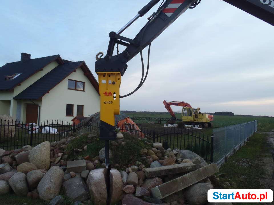 Młot hydrauliczny wyburzeniowy TUR DB G40S 600kg NOWY GWARAN