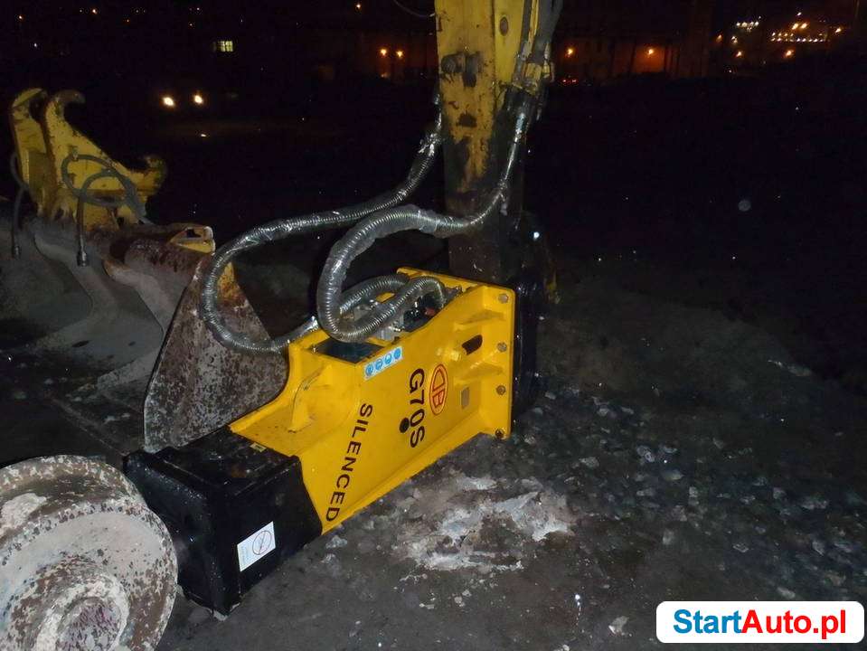 Młot hydrauliczny wyburzeniowy TUR G70S 1240kg NOWY