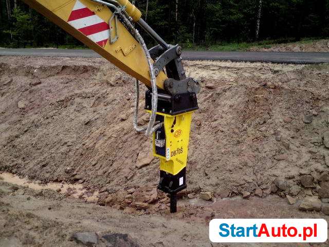 Młot hydrauliczny wyburzeniowy TUR G70S 1240kg NOWY