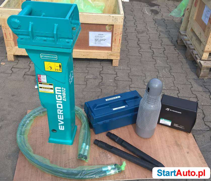 Młot wyburzeniowy do minikoparek EVERDIGM EHB02 – 121 Kg