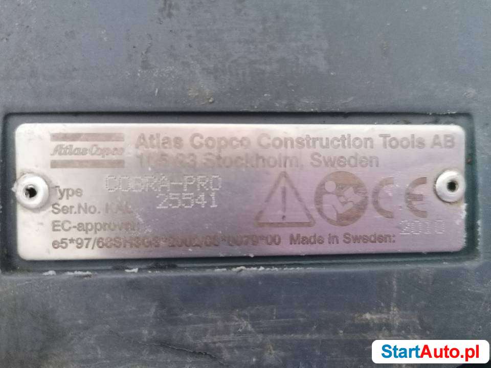 Młot wyburzeniowy spalinowy marki Atlas