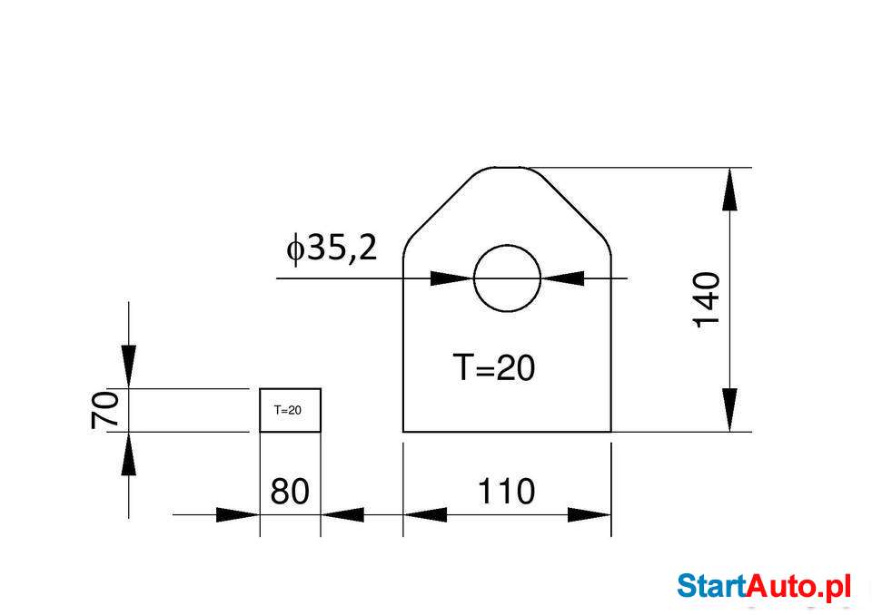 Mocowanie uchwyt do osprzętu Ładowarki Merlo ZM2