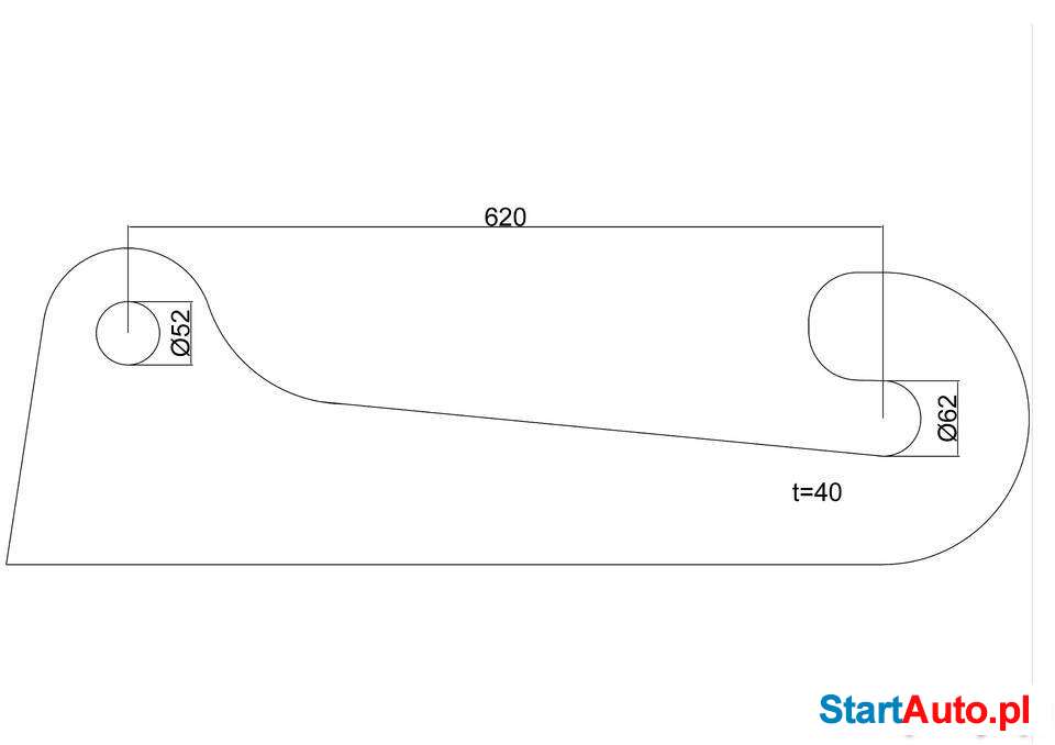 Mocowanie uchwyt do osprzętu Ładowarki Volvo L60 -120