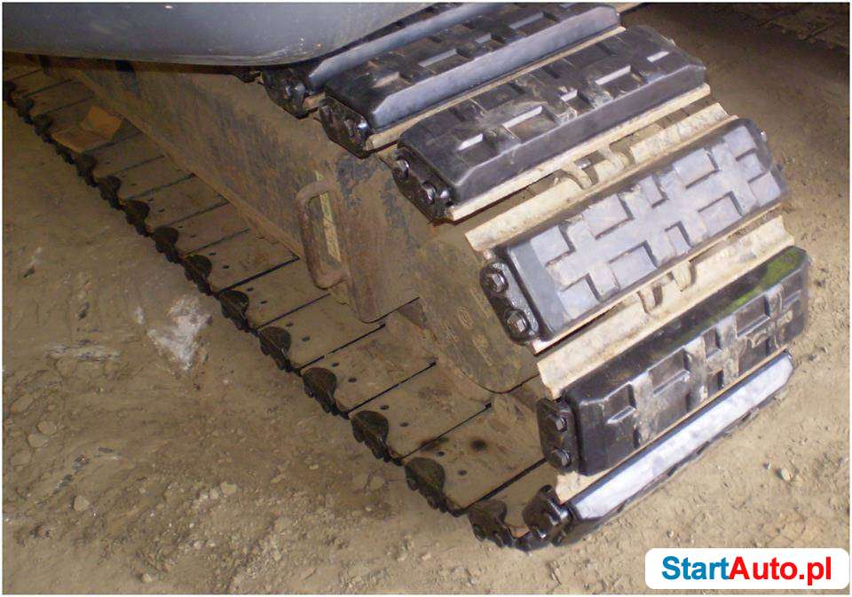 Nakładki gumowe na gąsienice stalowe