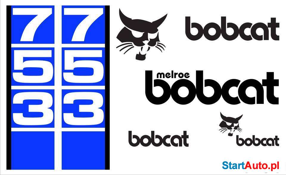 Naklejki bobcat wszystki modele