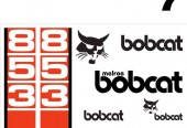 Naklejki bobcat wszystki modele