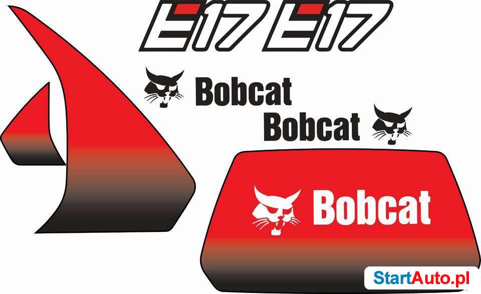 Naklejki bobcat wszystki modele