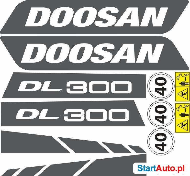 Naklejki Doosan
