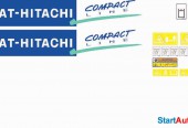 Naklejki Fiat hitachi Naklejki Fiathitachi