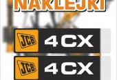 Naklejki JCB 4CX różne modele