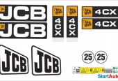 Naklejki JCB 4CX różne modele