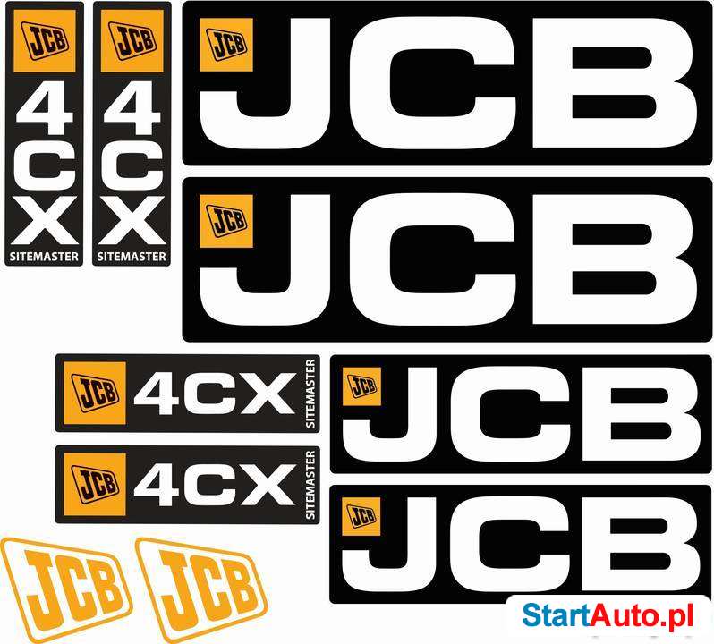 Naklejki jcb każdy model