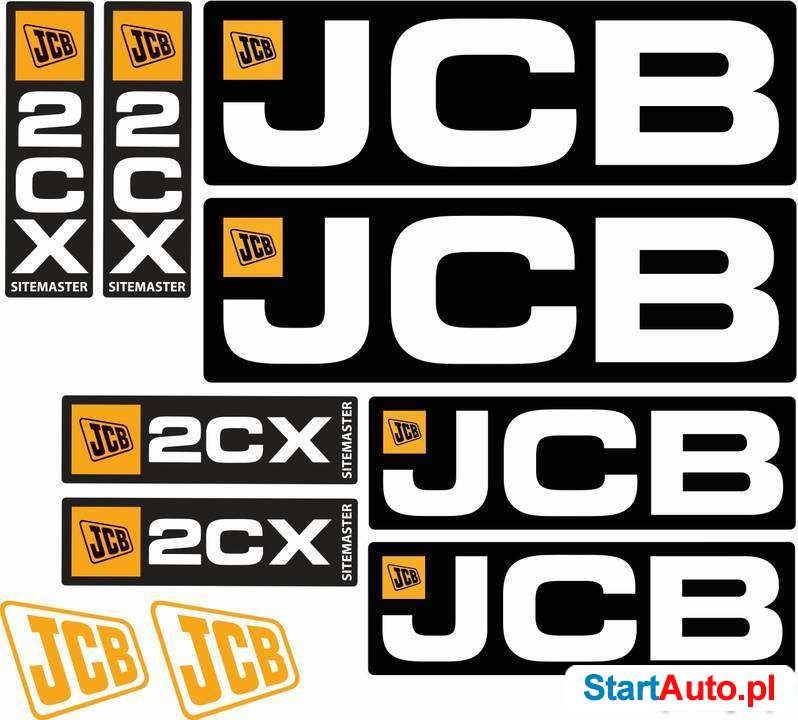 Naklejki jcb każdy model