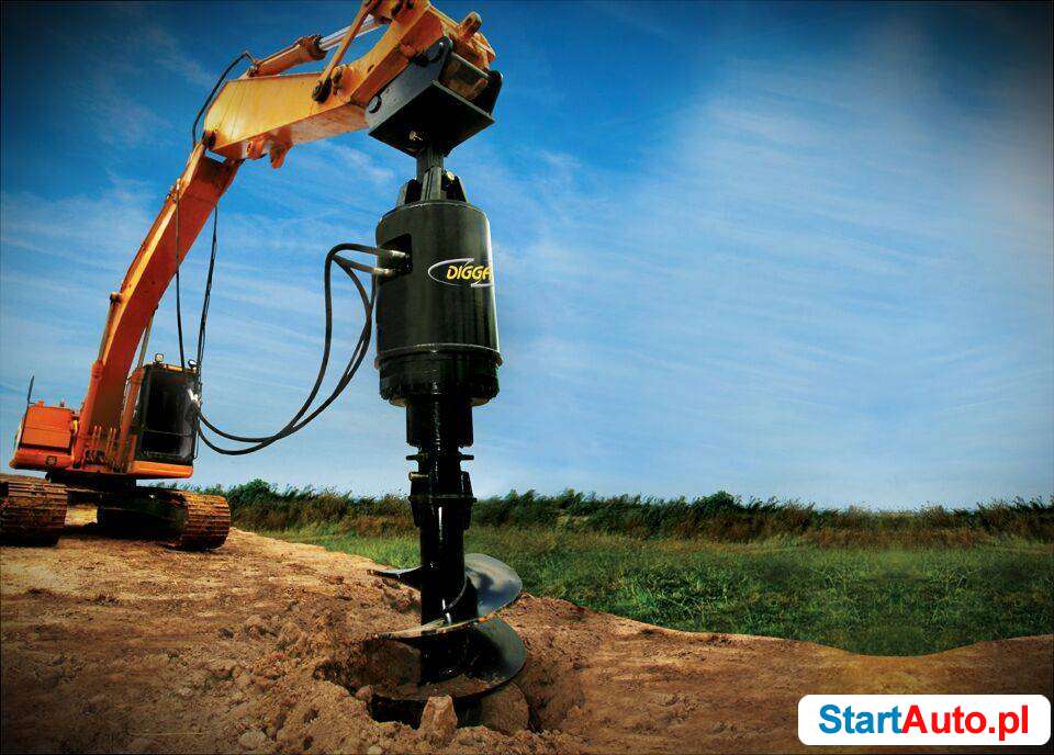 Napęd wiertniczy DIGGA PDX2 do koparek! Nowa wiertnica!