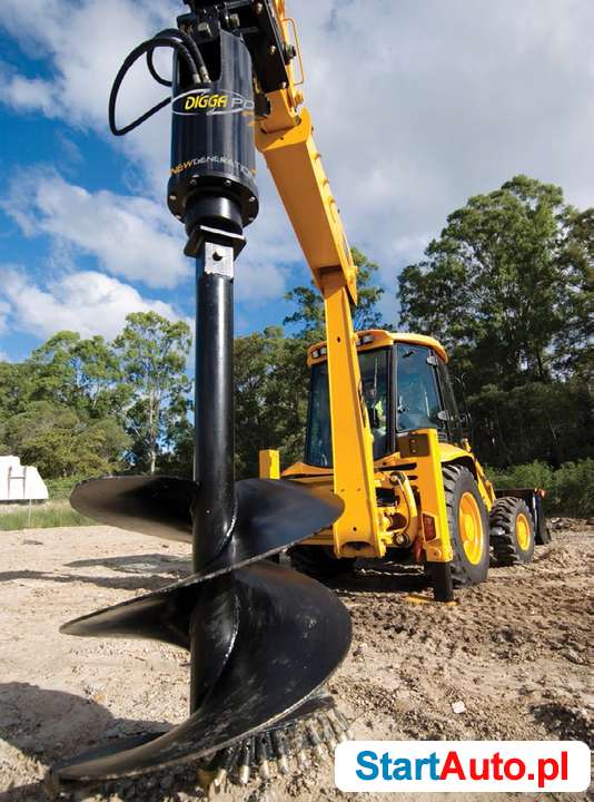 Napęd wiertniczy DIGGA PDX2 do koparek! Nowa wiertnica!