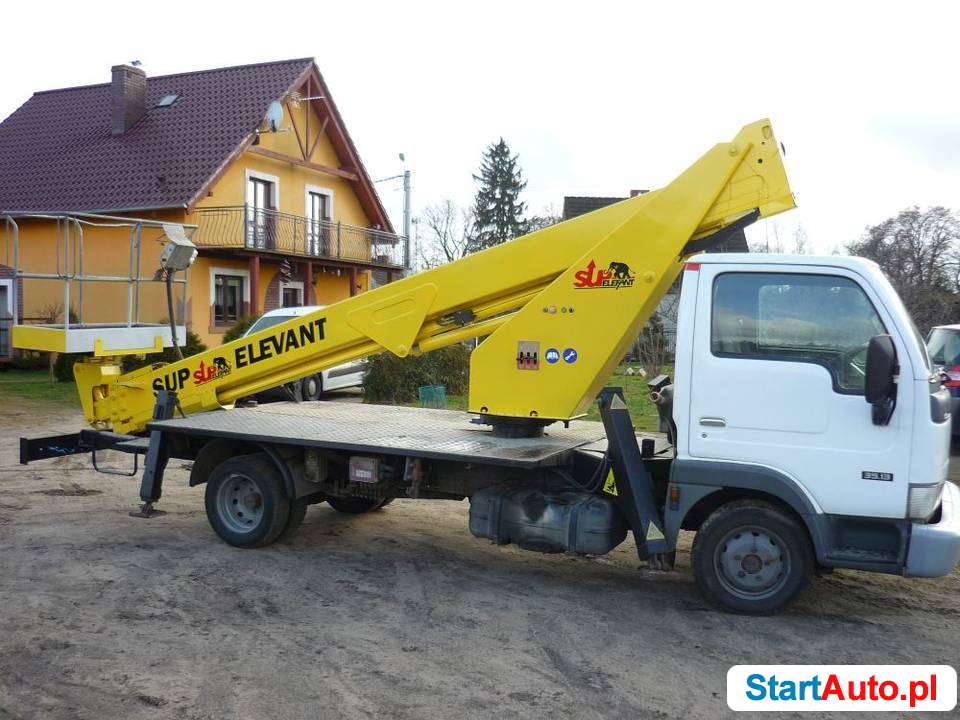 Nissan Cabstar Podnośnik koszowy teleskopowy 21 m zwyżka