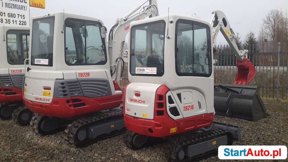 Nowa japońska minikoparka Takeuchi TB 216